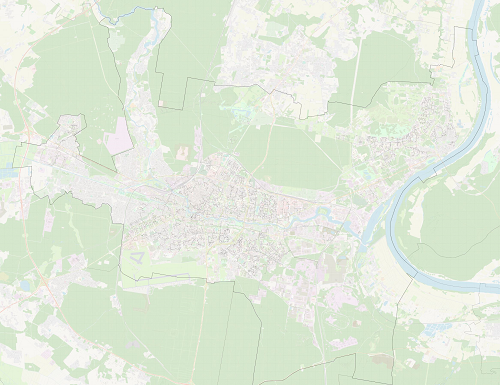 Mapa sieci ciepłowniczej w Bydgoszczy